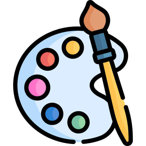 Color palette free icon