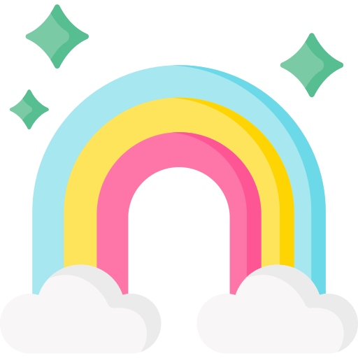 arco iris icono gratis