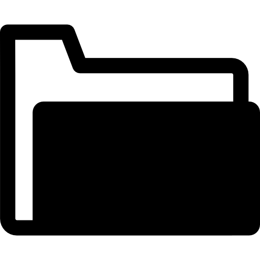 Folder with information - free icon