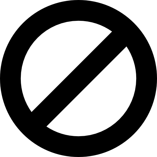 Forbidden symbol icon Royalty Free Vector Image