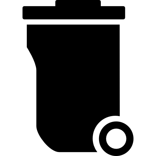 contenedor de basura icono gratis