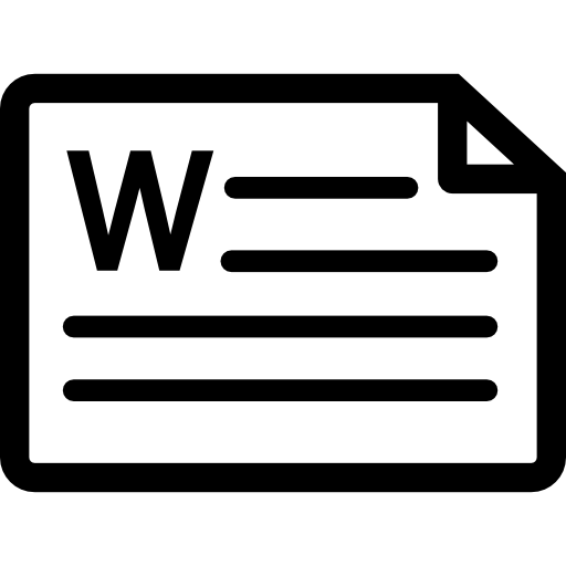 orientación horizontal del documento icono gratis