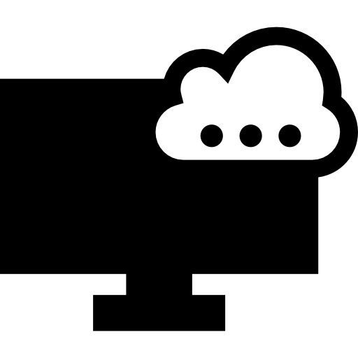 monitorear con la nube icono gratis