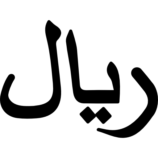 símbolo da moeda rial iemenita grátis ícone