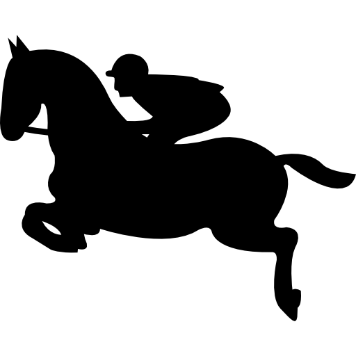 Silhueta de Salto a Cavalo PNG transparente - StickPNG