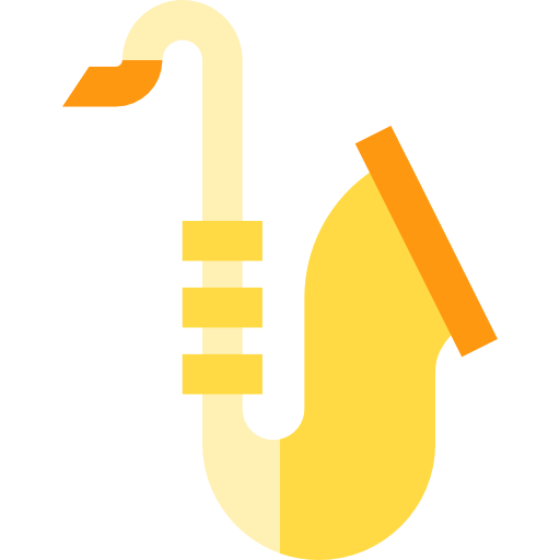 saxofón icono gratis