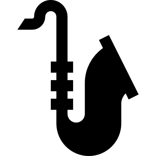 saxofón icono gratis