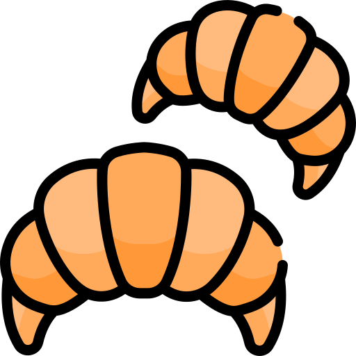 croissant grátis ícone croissant grátis ícone