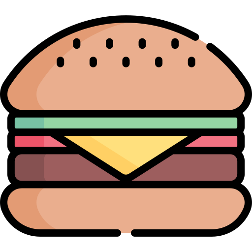 Burger Special Lineal color icon