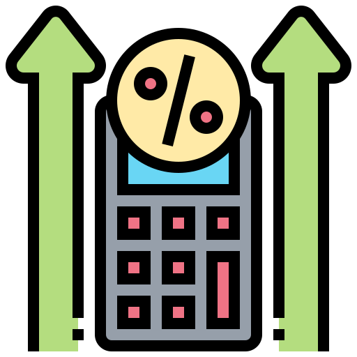 taux Icône gratuit taux Icône gratuit