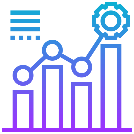 gráfico de linea icono gratis