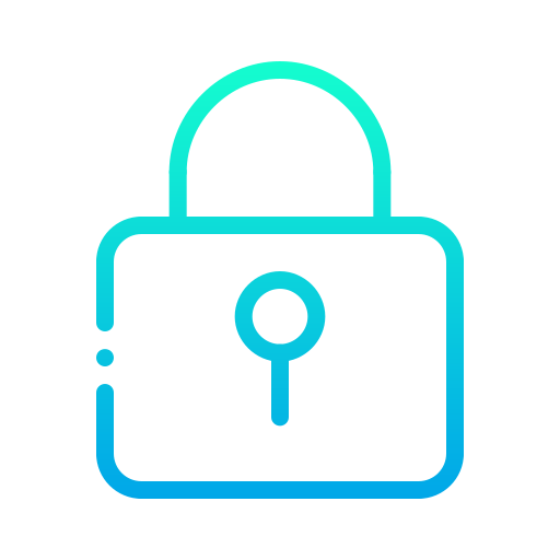 Padlock Generic Gradient icon