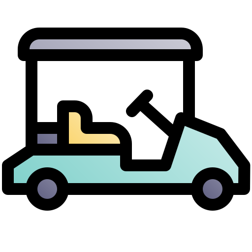 carro de golf icono gratis