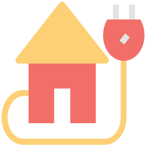 vivienda de energía icono gratis