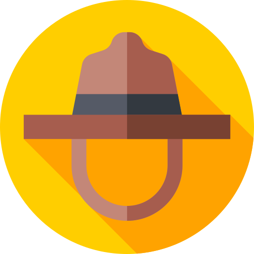 Hat Flat Circular Flat icon