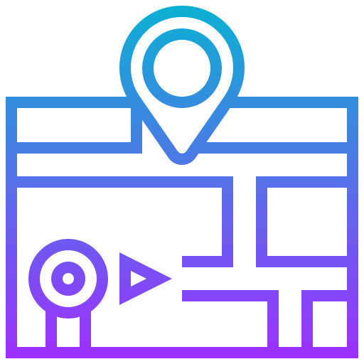 Navigation Meticulous Gradient icon