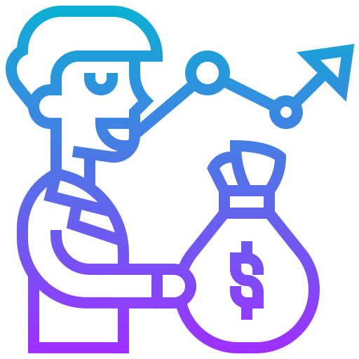 ingresos icono gratis