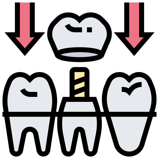 corona dental icono gratis