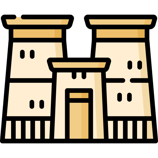 templo de luxor icono gratis