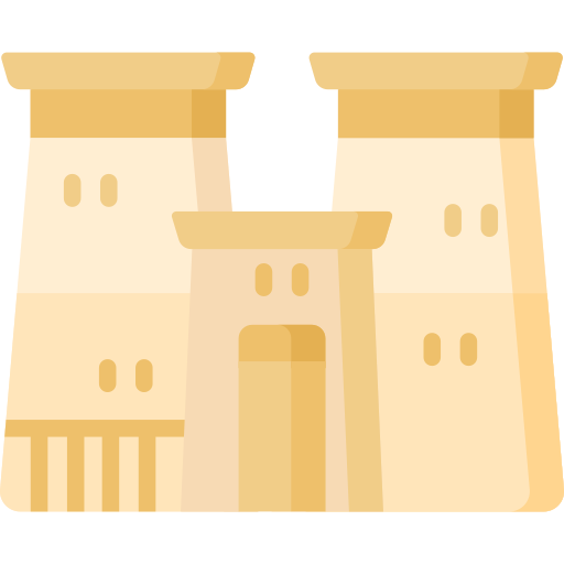 templo de luxor icono gratis