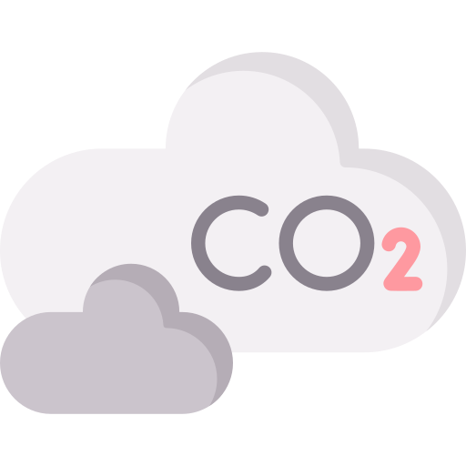 nube de co2 icono gratis