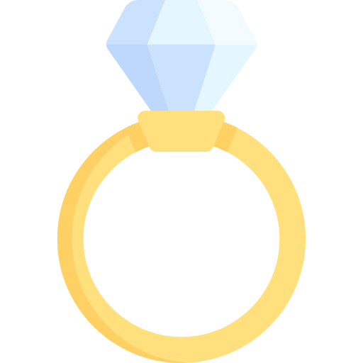 Diamond ring Special Flat icon