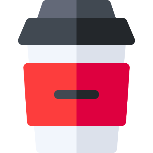 Coffee Basic Rounded Flat icon