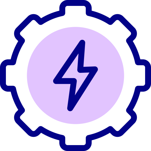 Energy Detailed Mixed Lineal color icon