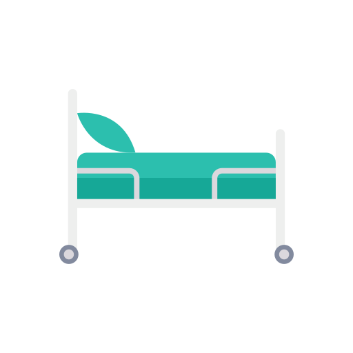 Hospital bed free icon