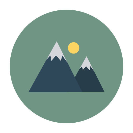 Mountains Dinosoft Circular icon