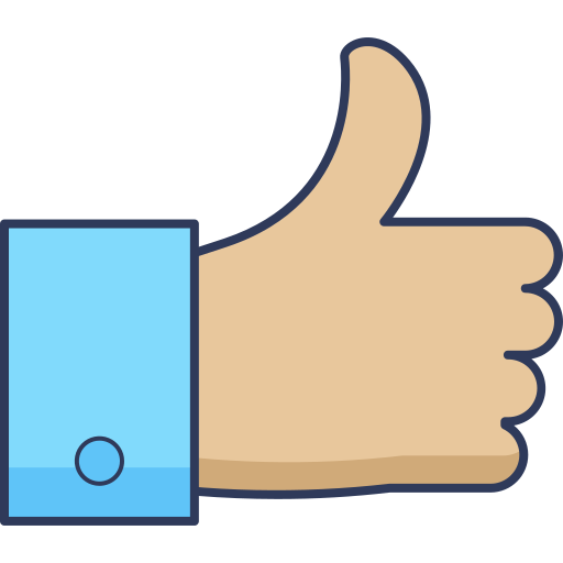 Thumb up - Free gestures icons