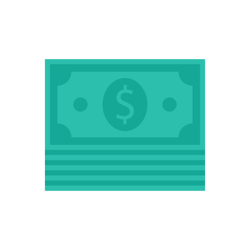 dólares icono gratis