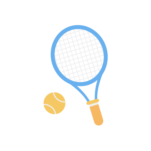 raqueta de tenis icono gratis