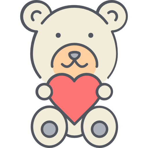 oso de peluche icono gratis