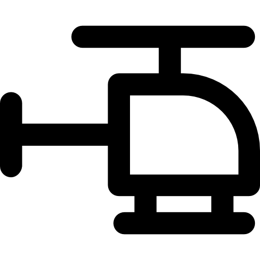 helicóptero icono gratis