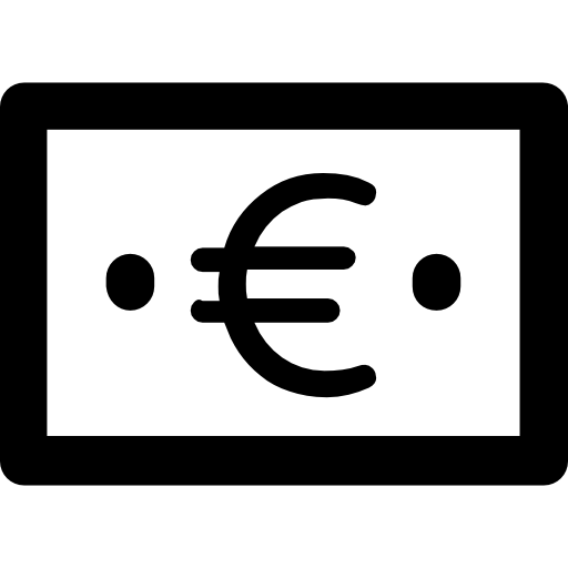 euro icono gratis