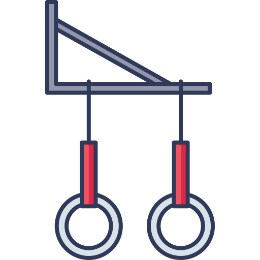 Gymnastic rings free icon Gymnastic rings free icon