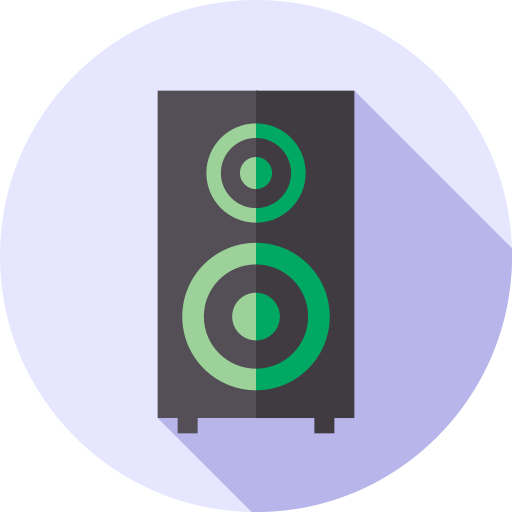 Speaker Flat Circular Flat icon