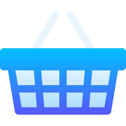 Shopping basket Basic Gradient Gradient icon