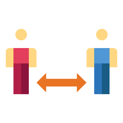 distancia icono gratis