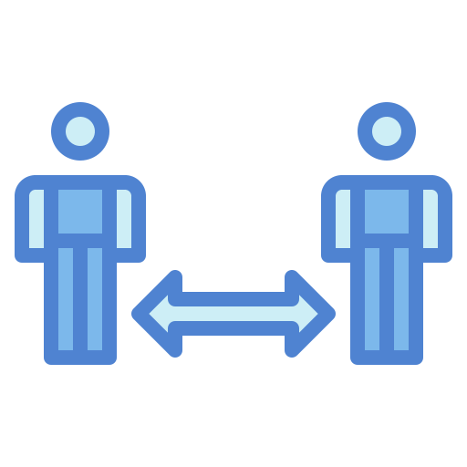 Distance free icon