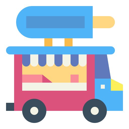 camion de helados icono gratis