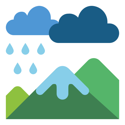 lluvioso icono gratis