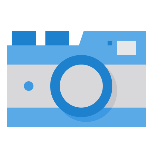 Photo camera itim2101 Flat icon