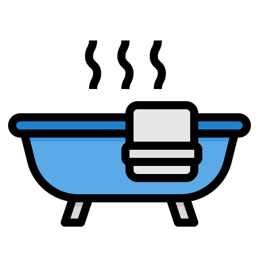 baignoire Icône gratuit baignoire Icône gratuit