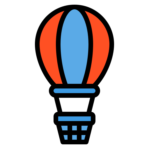 globo aerostático icono gratis