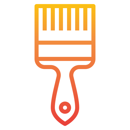 Paint brush itim2101 Gradient icon