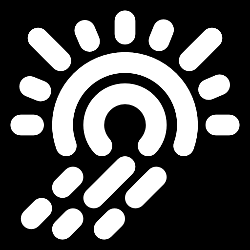 lluvioso icono gratis