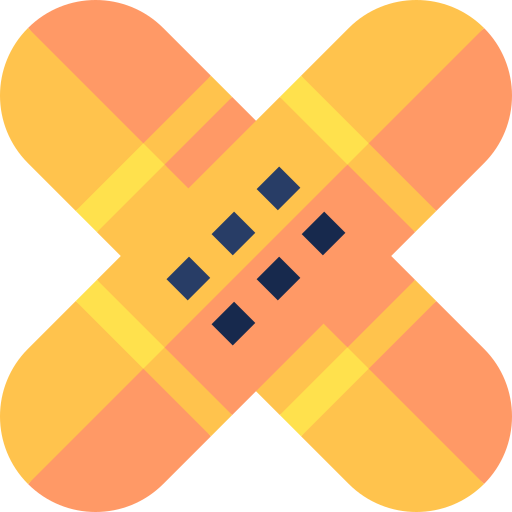 apósito adhesivo icono gratis