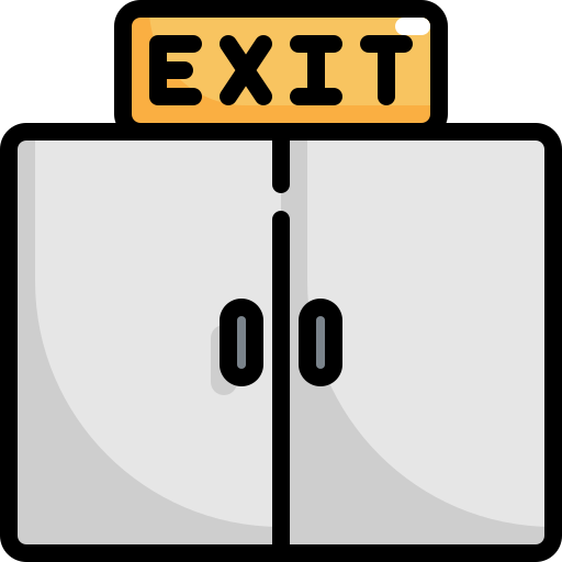exit door clipart